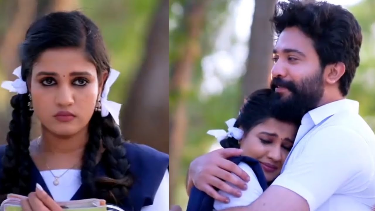 Back to school 👫Arjun Meenu School scene | Shoot Bts #kathodukathoram #krishnendhuunnikrishnan