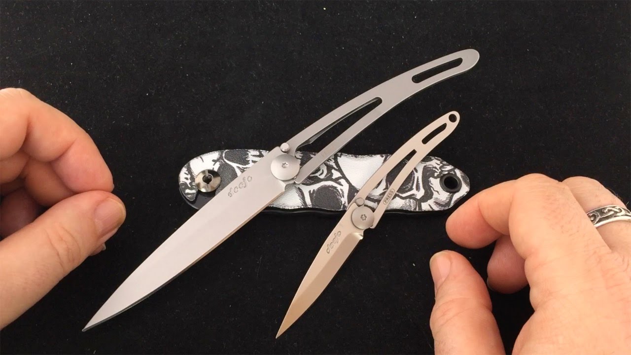 Nackte Franzosen: Deejo Folding Knives 