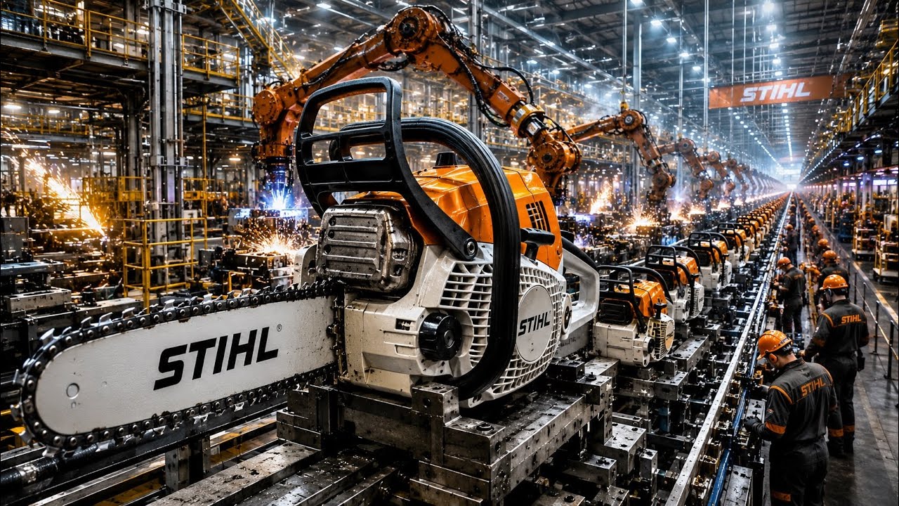Fabricaci&oacute;n extrema de motosierras | Ingenier&iacute;a que desaf&iacute;a los l&iacute;mites