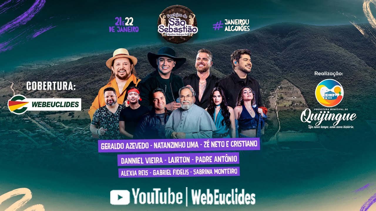 SÃO SEBASTIÃO  - PAGINA VIRADA, GERALDO AZEVEDO, GABRIEL FIDELIS, NATANZINHO LIMA, SABRINA MONTEIRO