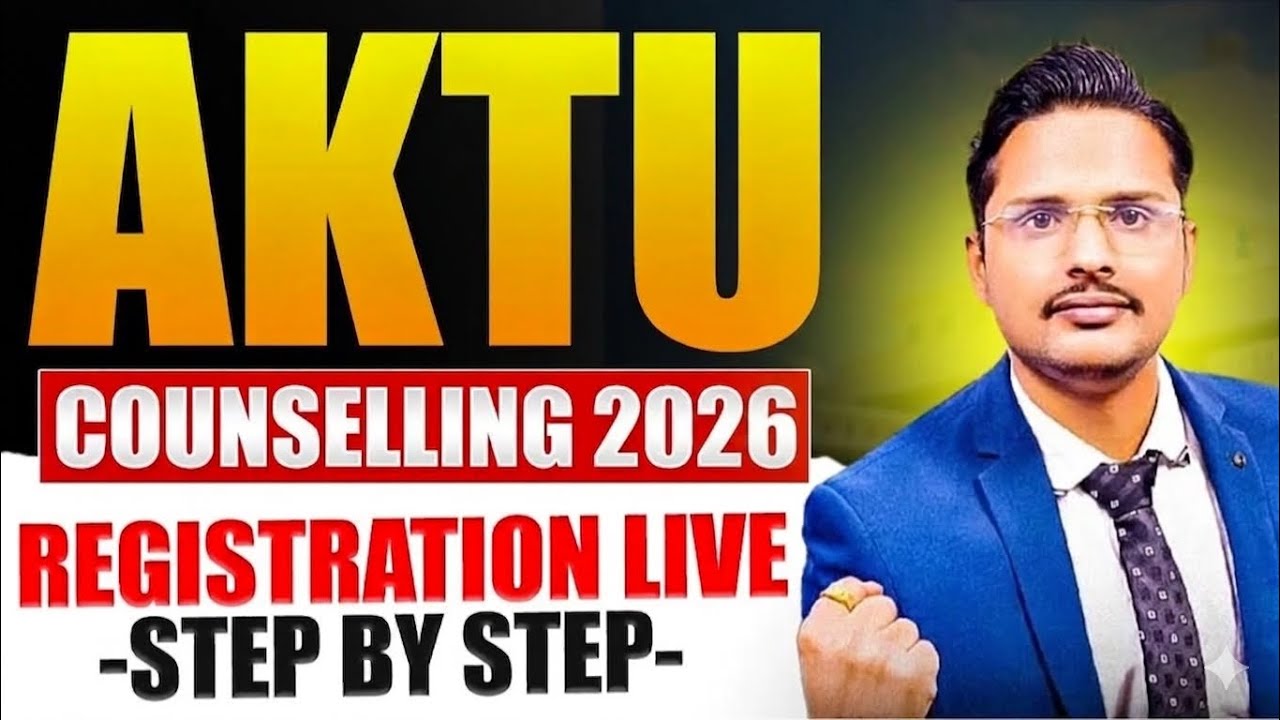 AKTU Counselling 2026 Registration Step-by-Step Live | AKTU Registration 2026 Step-by-Step