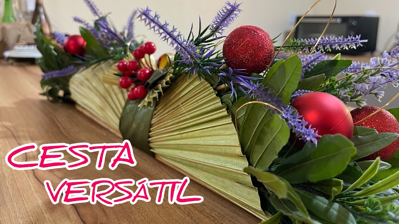 CESTA VERSÁTIL PARA ARRANJO DE MESA