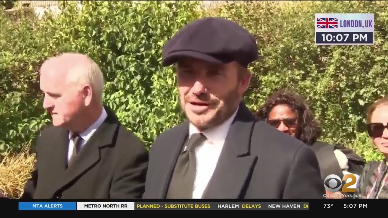 David Beckham waits over 12 hours to pay respects to Queen Elizabeth
