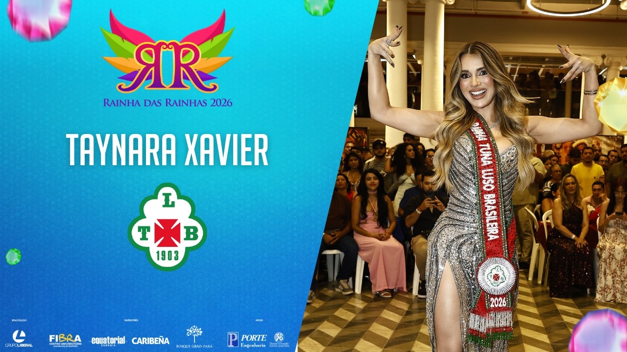 : veja o desfile completo da candidata Taynara Xavier da Tuna Luso Brasileira