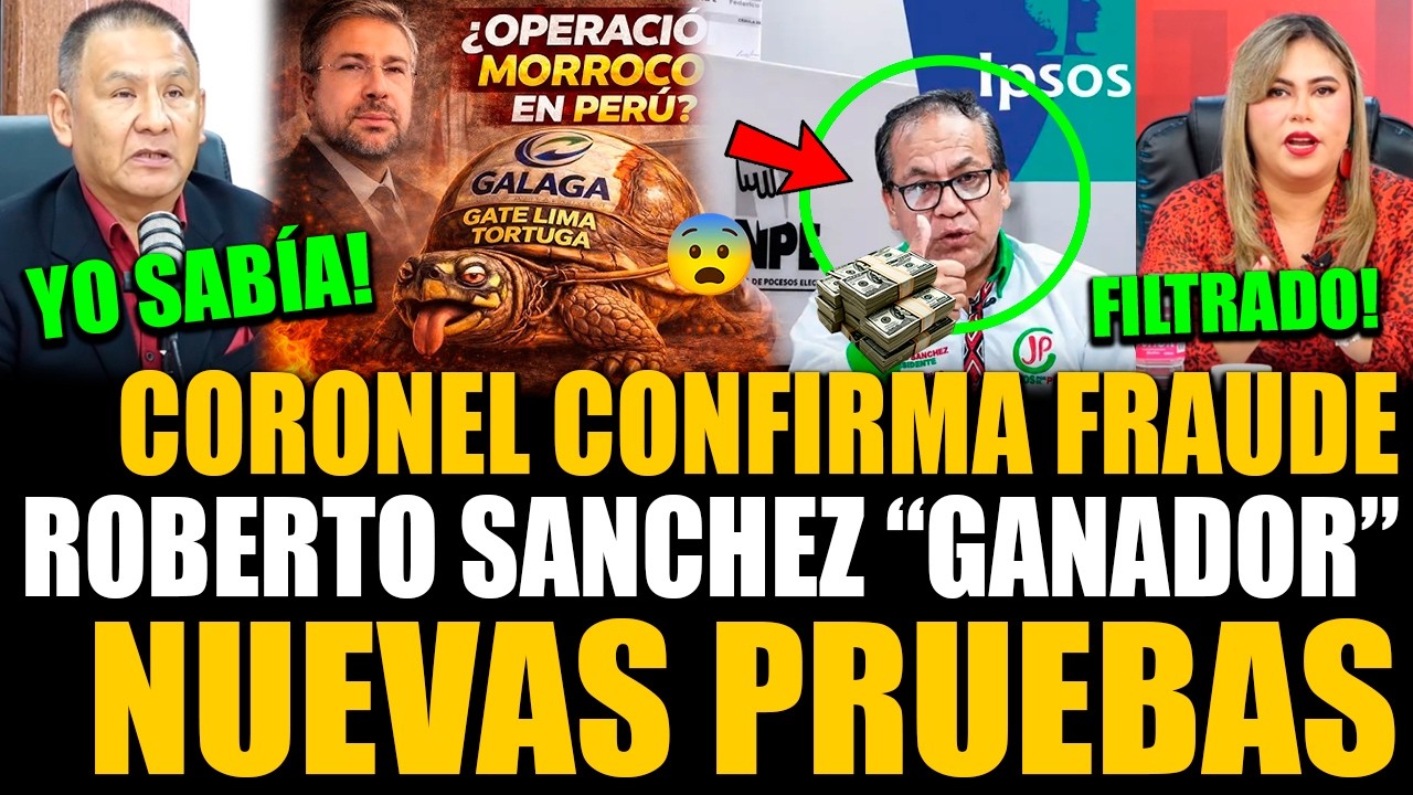 FILTRADO! Coronel confirma fraude y revela nuevas pruebas mientras ONPE alista nuevas actas