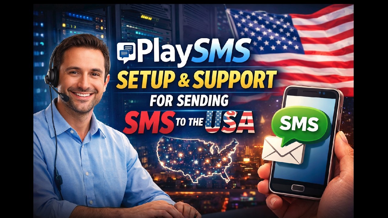 PlaySMS Setup & Support for Sending SMS to the USA