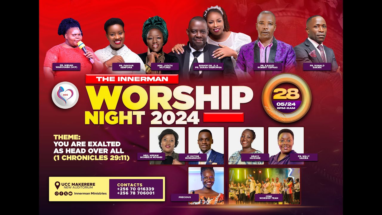THE ANNUAL INNERMAN WORSHIP NIGHT | YOU ARE EXALTED AS HEAD OVER ALL( 1 CHRONICLES 29:11) 28.05.2024