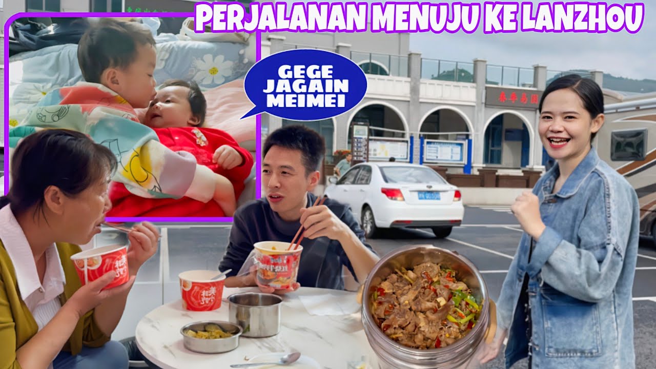 AKHIRNYA BERANGKAT KE GANSU LANZHOU CHINA, MAMA SELALU IKUT TIDAK MAU PISAH DENGAN PARA CUCUNYA