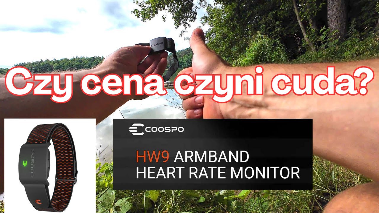 Czy tani pasek tętna od Coospo może konkurować z drogim od Garmina? #armband HW9.