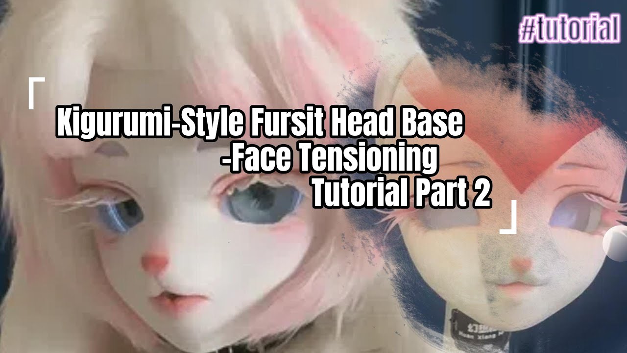 Kigurumi Fursuit Headbase Backside Tensioning Tutorial Part 2: Wrinkle-Free Secrets Revealed! #furry