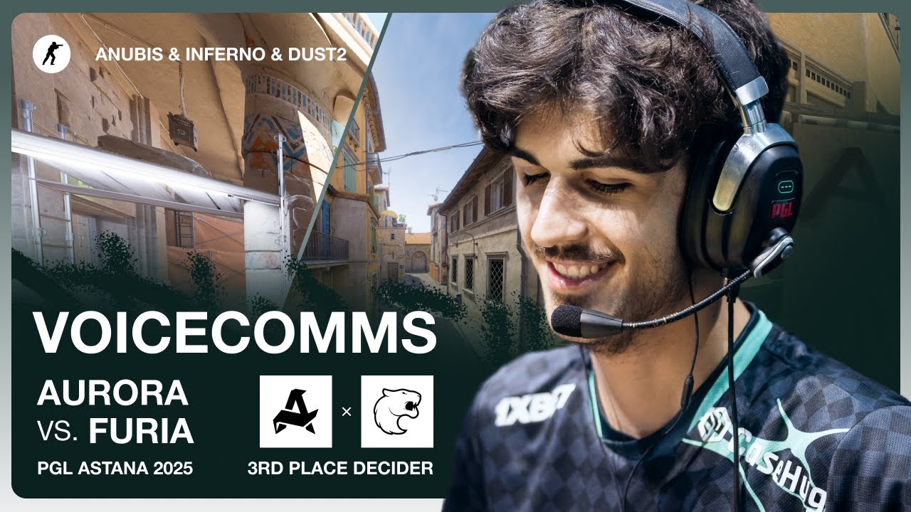 Aurora vs. FURIA | VOICECOMMS | PGL Astana 2025