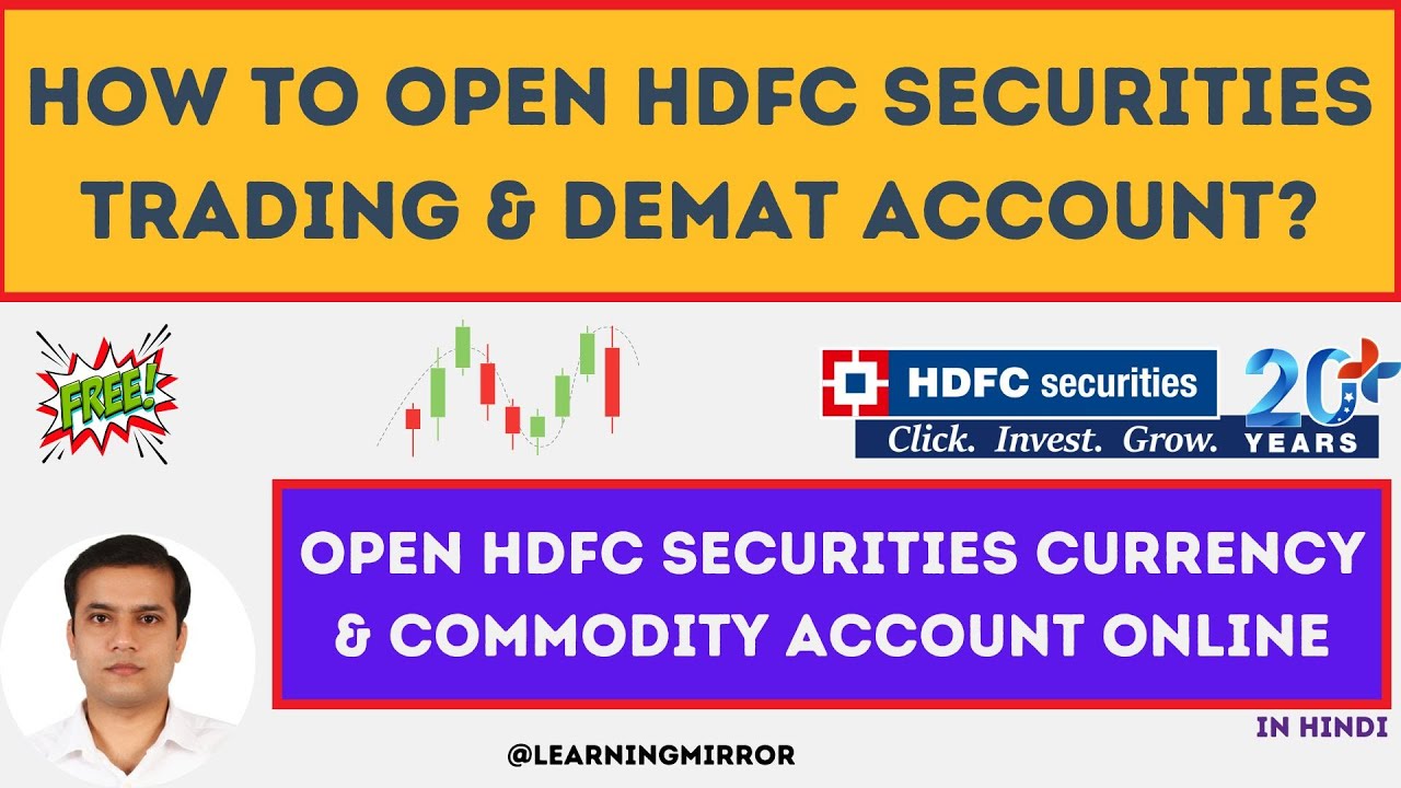How to open HDFC Securities Trading and Demat Account Online | Open HDFC Securities Trading Account
