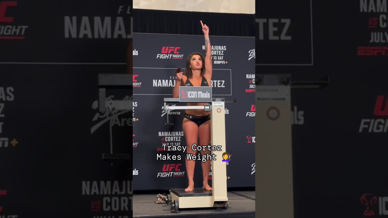 Tracy Cortez cuts her hair short to make weight! #UFC #UFCIndia #UFCDenver