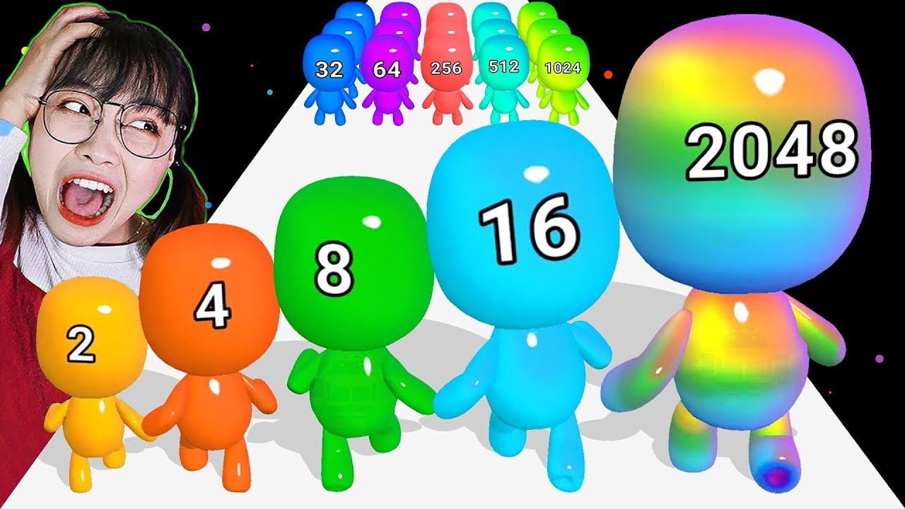 Hà Sam Thu Thập Đồng Đội Màu Sắc Chạy Đi Gặp Người Khổng Lồ - Man Runner 2048