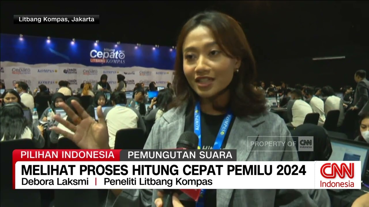 Melihat Proses Hitung Cepat Pemilu 2024