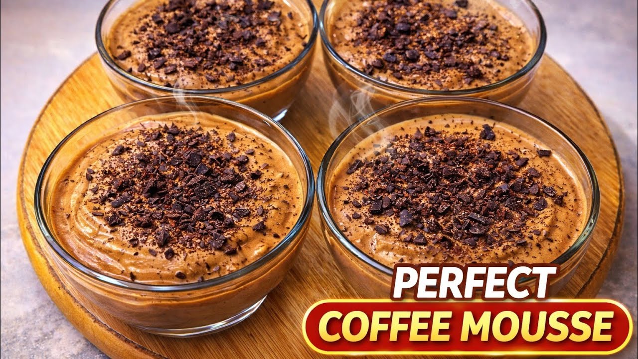 No-Bake Coffee Mousse Dessert in 5 Minutes 😜 Recipe By Food Flourish