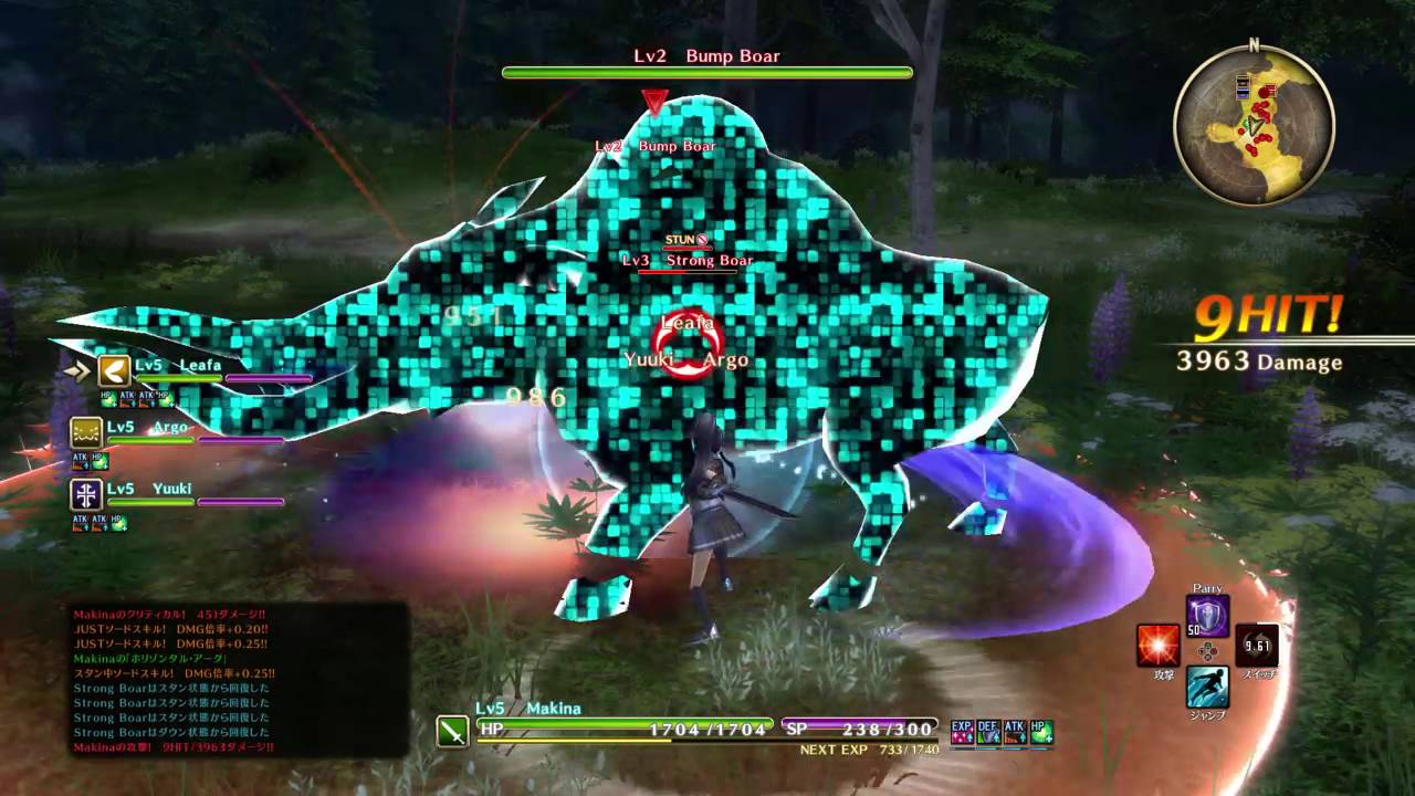 SWORD ART ONLINE: HOLLOW REALIZATION - Gameplay