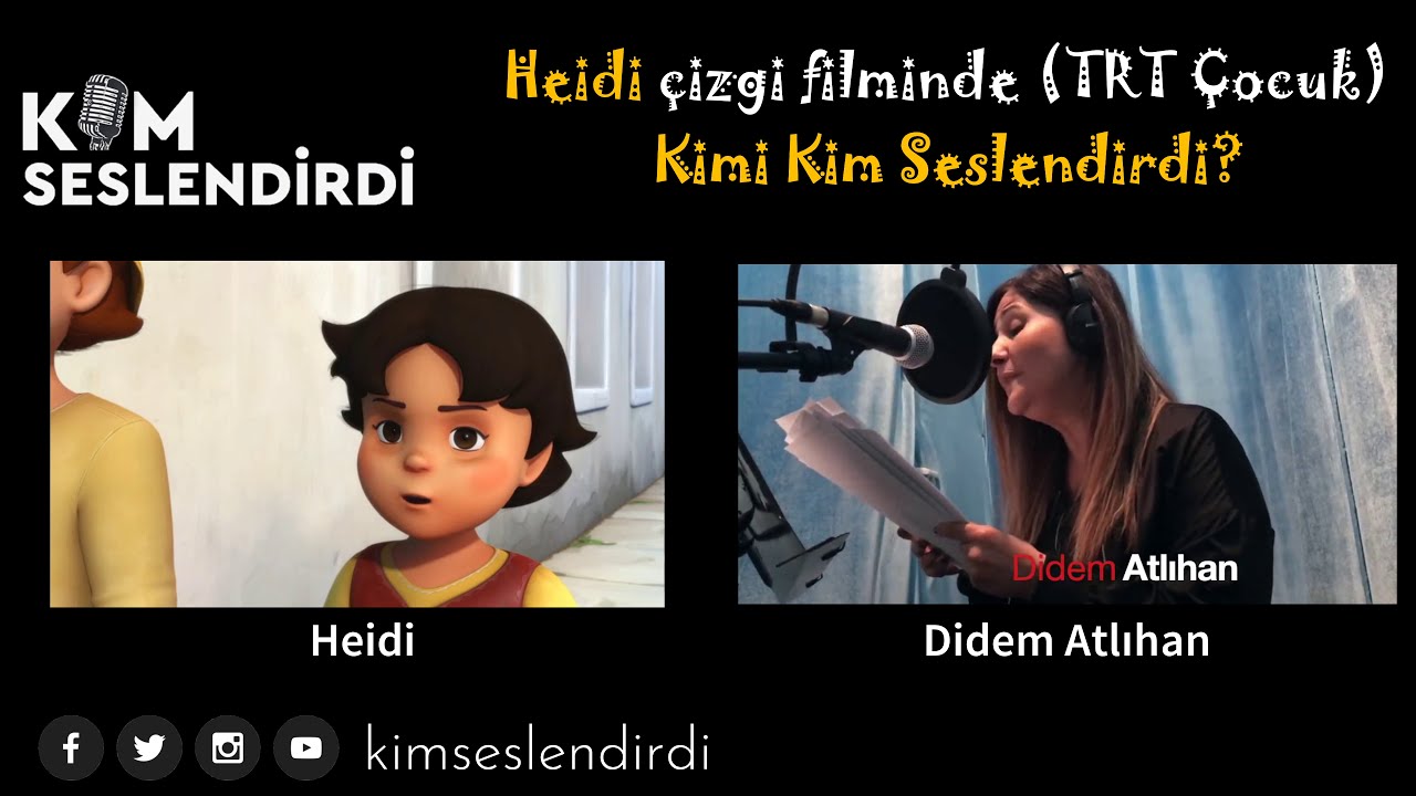 Heidi Çizgi Filminde Kimi Kim Seslendiriyor?