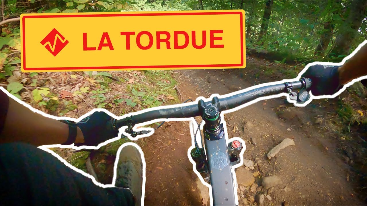 🤪 Riding La Tordue at Mont-Sainte-Anne at 210 beats per minute.