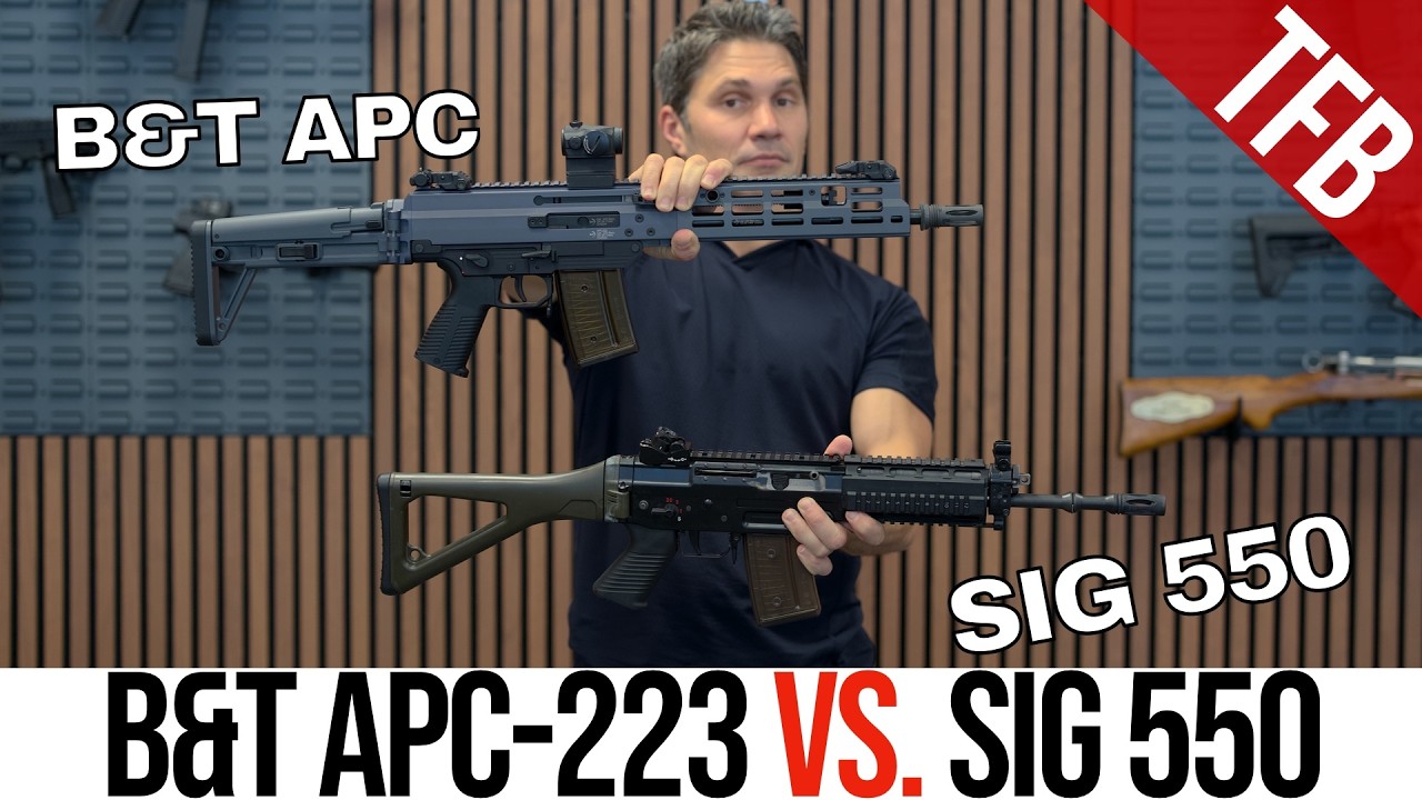 SIG 550 против B&T APC-223: $$$ Swiss Rifle Showdown