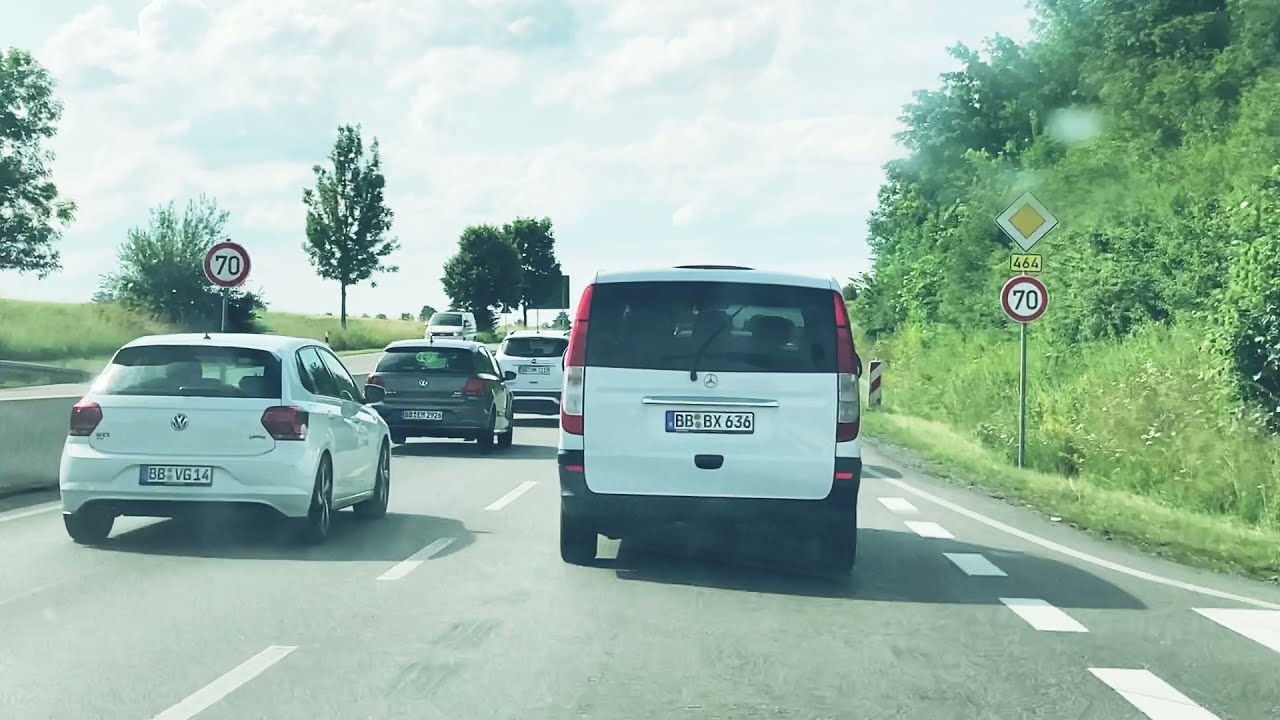 City Drive in Germany2 | Driving Downtown - B&ouml;blingen City 4K - Germany