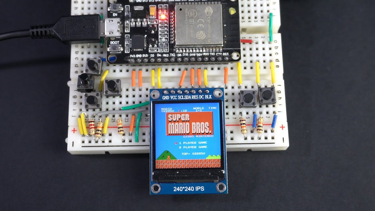 Эмулятор Nintendo на ESP32 — Как сделать макетную плату для Nitendo