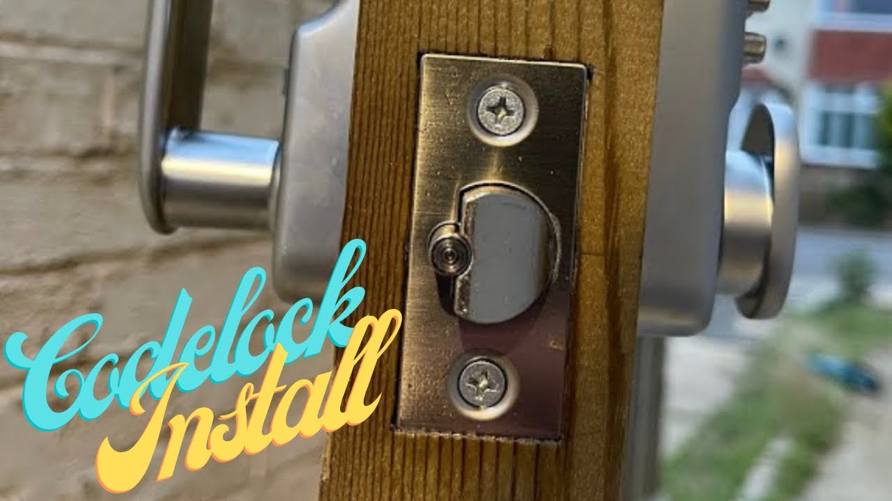 SHORT VIDEO | Code Lock Install On A Gate - Locksmith