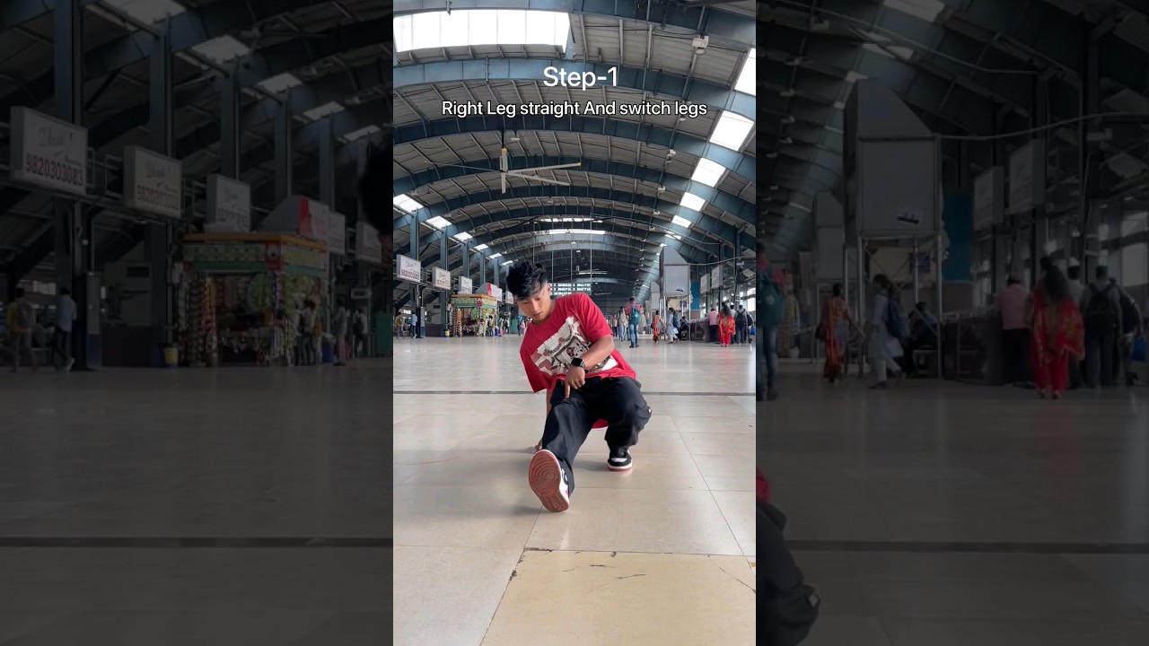 Basic Footwork tutorial ( 2-steps ) #bboytutorial