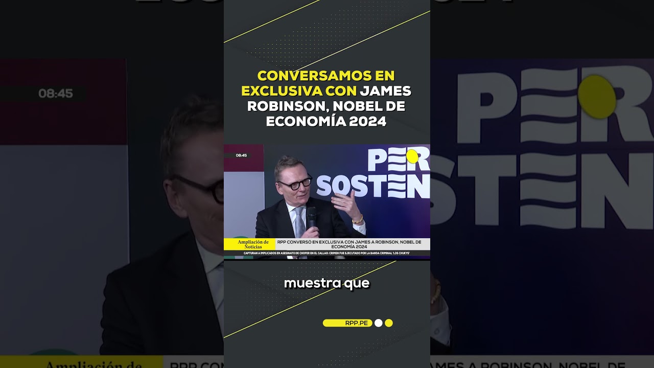 🔴 Conversamos en exclusiva con James Robinson, nobel de econom&iacute;a 2024.➡️ M&aacute;s informaci&oacute;n en rpp.pe