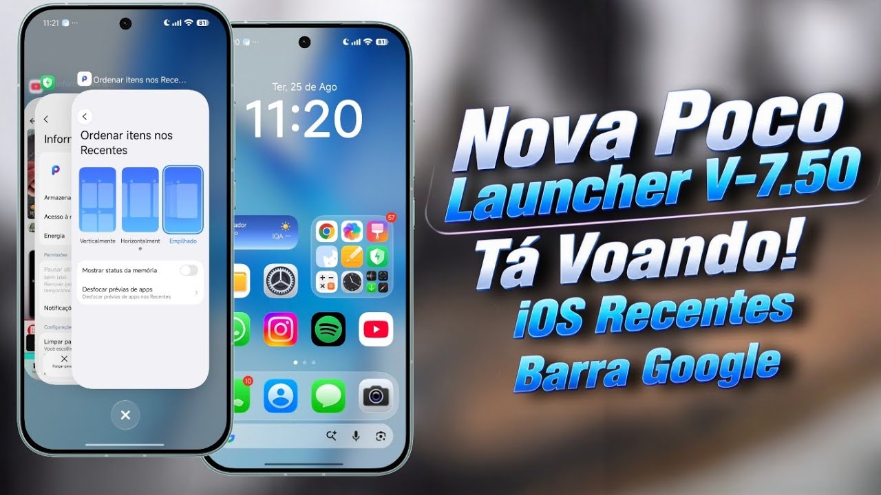 OMG 😱 - It's Blazing Fast!!! New Poco Launcher V-7.50 - iOS Recents - Google Bar - Install Now