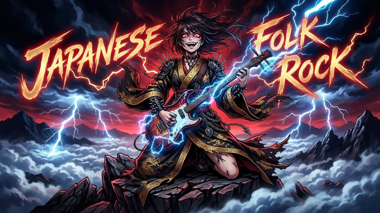 Shiranui’s Phantom Blade | Epic Japanese Folk Rock | Ghost Fire & Wandering Ronin Heart