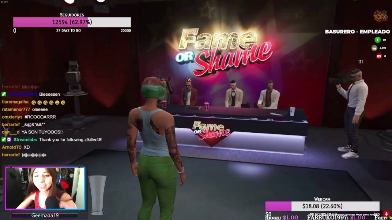 La Dino dice Rawr en GTA V en SpainRp fame or shame