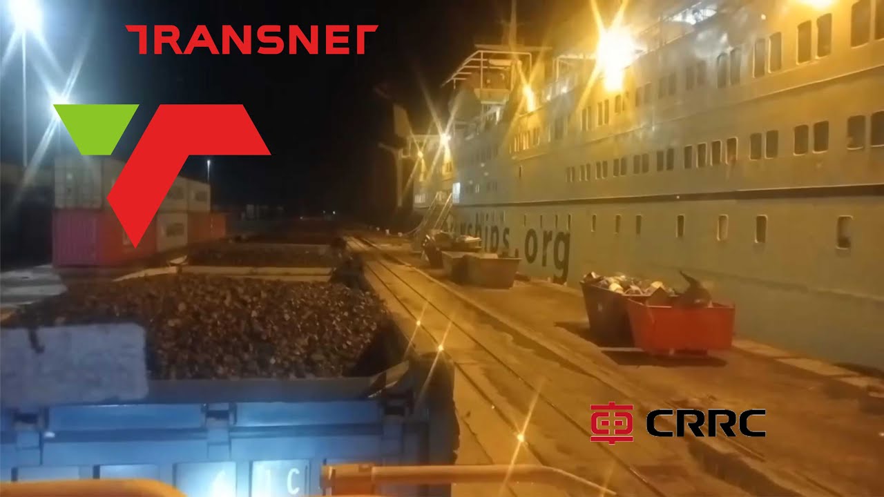 Basie on # 8964, long day, Manganese Train now in East London Harbour for unloading.
