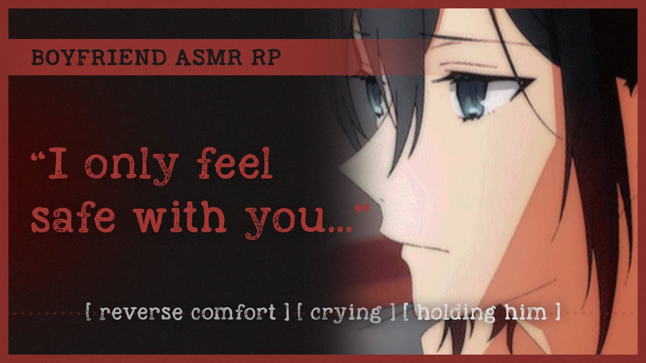 Goth boyfriend asks for comfort (ASMR RP M4A) 🖤 [reverse comfort] [crying] [holding him]