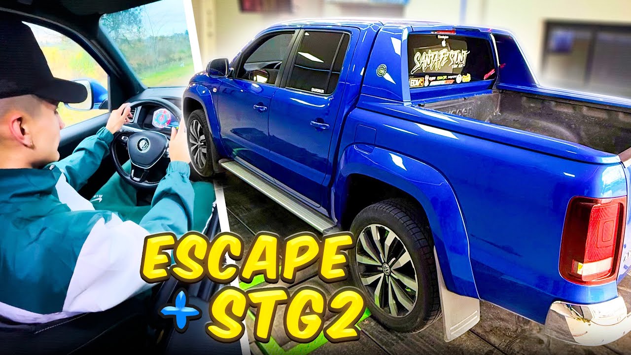 Escape + stg2 a mi amarok v6 🚀😈 // aaron trioni 