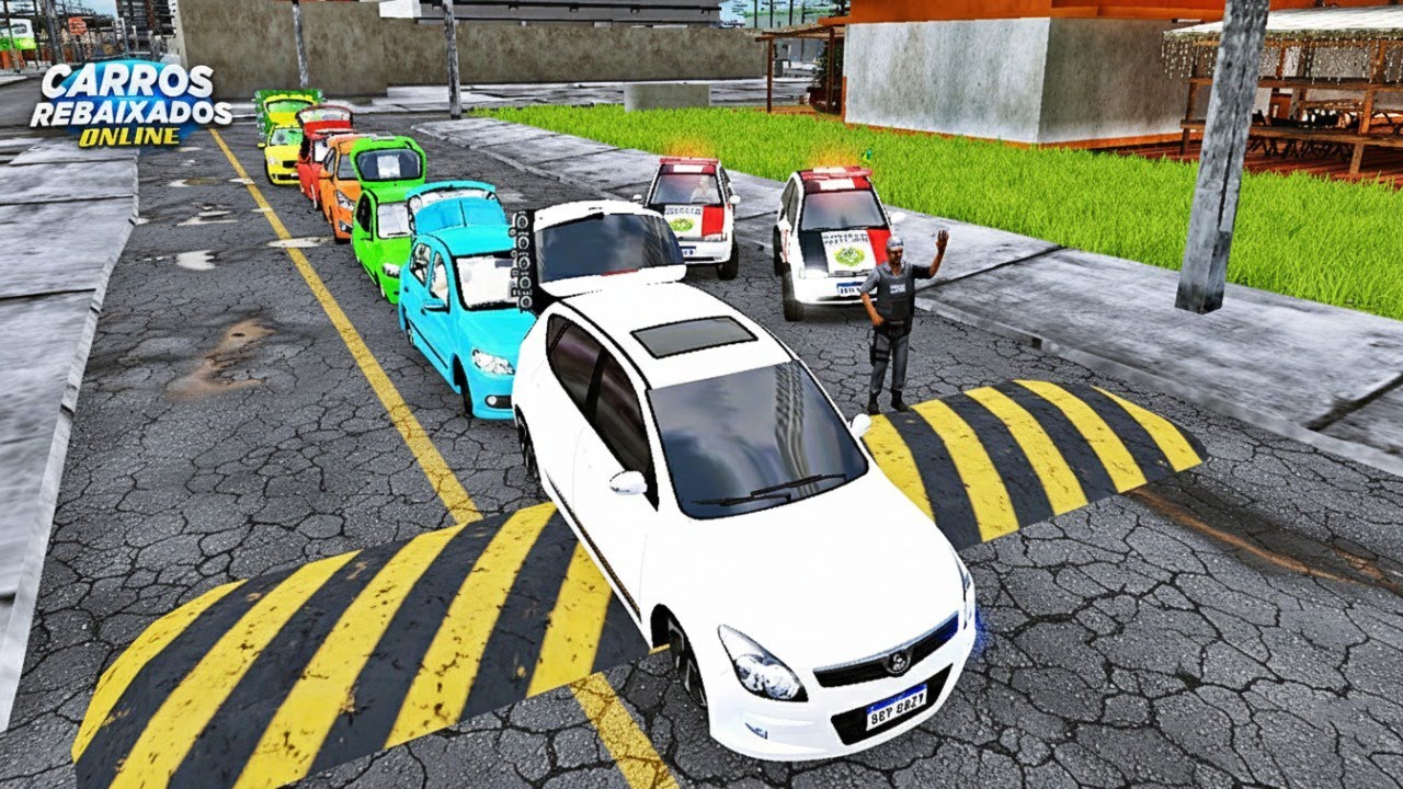 CARROS REBAIXADOS ONLINE | TRAVANDO NA LOMBADA COM OS CARROS HATCH !