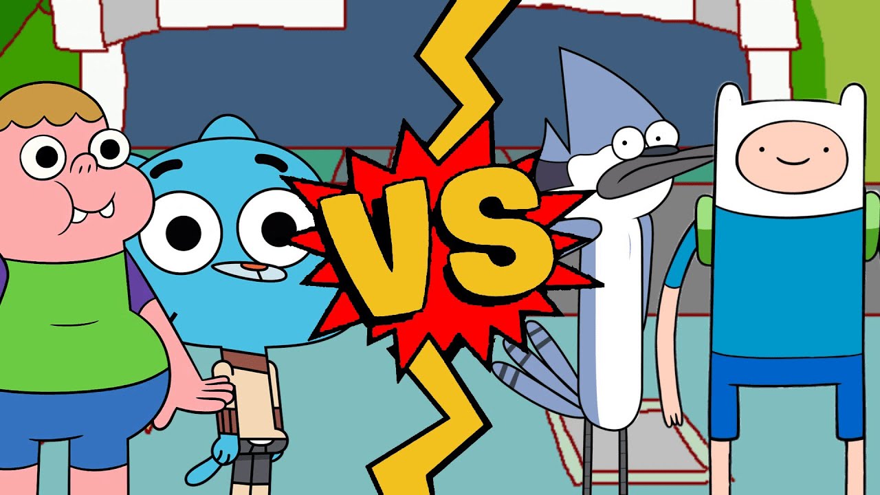 M.U.G.E.N. Battles | Gumball/Clarence vs Mordecai/Finn