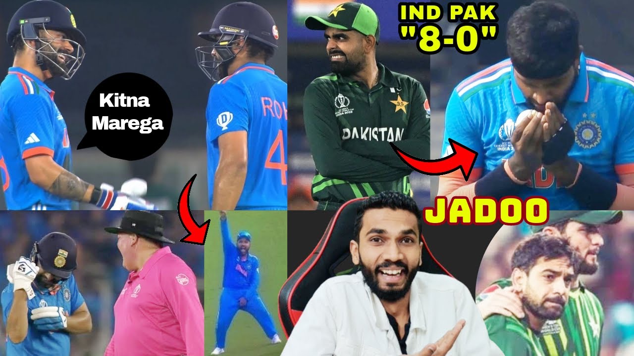HARDIK PANDYA MANTRA 😂😂 ROHIT SHARMA BICEPS | IND VS PAK WC 2023 HIGHLIGHTS