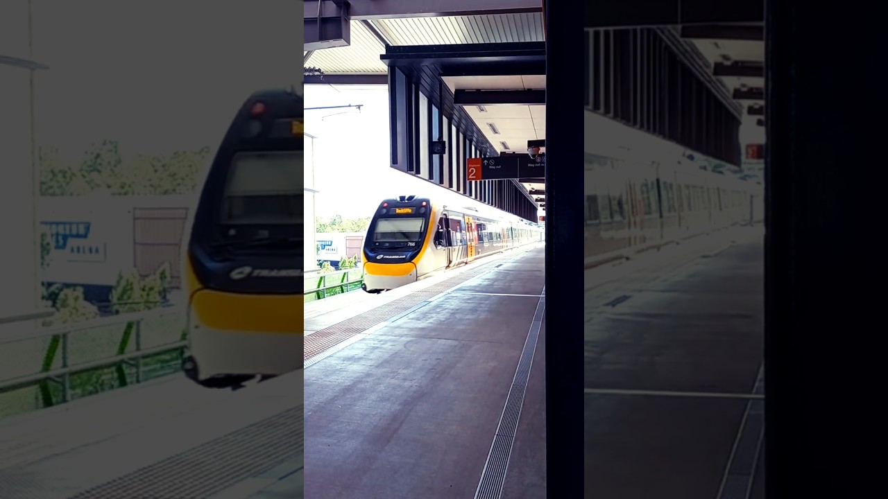 NGR 766 Depart From Springfield Central Heading Towards Redcliffe ( Kippa-Ring ) #train #shorts #qld
