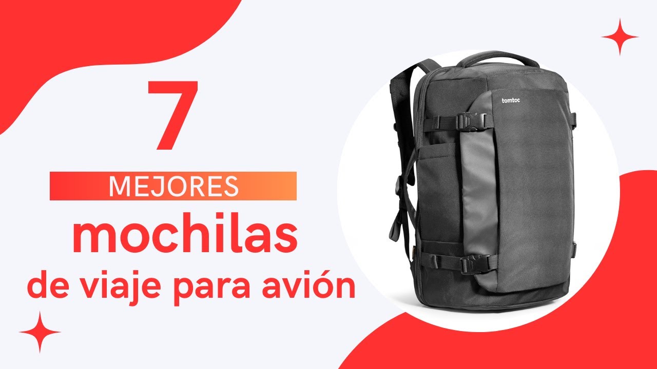Las 7 MEJORES MOCHILAS de VIAJE para avión de 2025 en Amazon | Para hombre y mujer