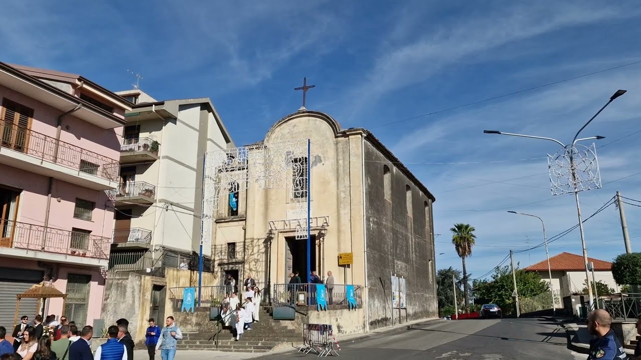 Aci Sant'Antonio 19 Novembre 2023 Uscita della Madonna dei Tribolati e Fuochi Artificiali FIRESUD 4K