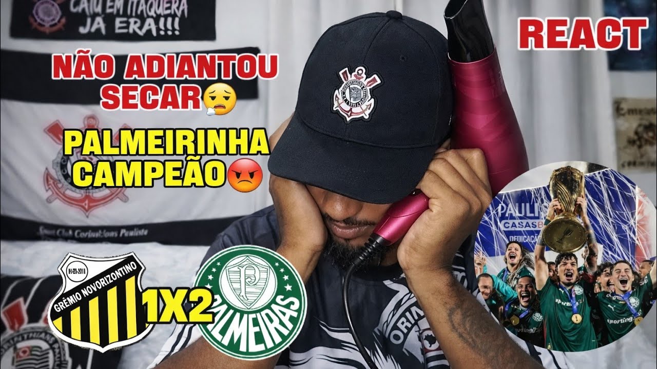 PALMEIRAS CAMPEÃO | NOVORIZONTINO 1 X 2 PALMEIRAS | REACT 