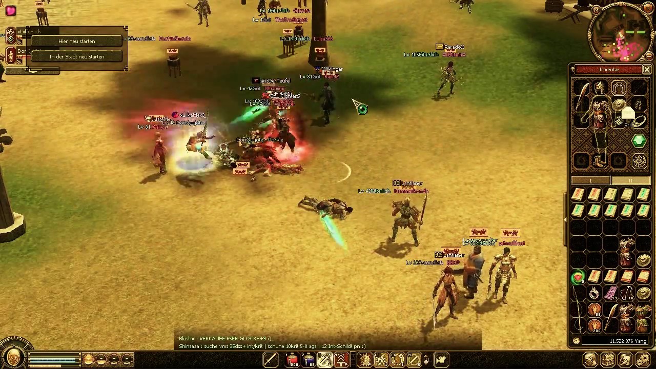 Metin2 [Praios] xLiikeSiick - LowLv Open-PvP ft. DonQuijote [Lv42 AuraP|KrP]
