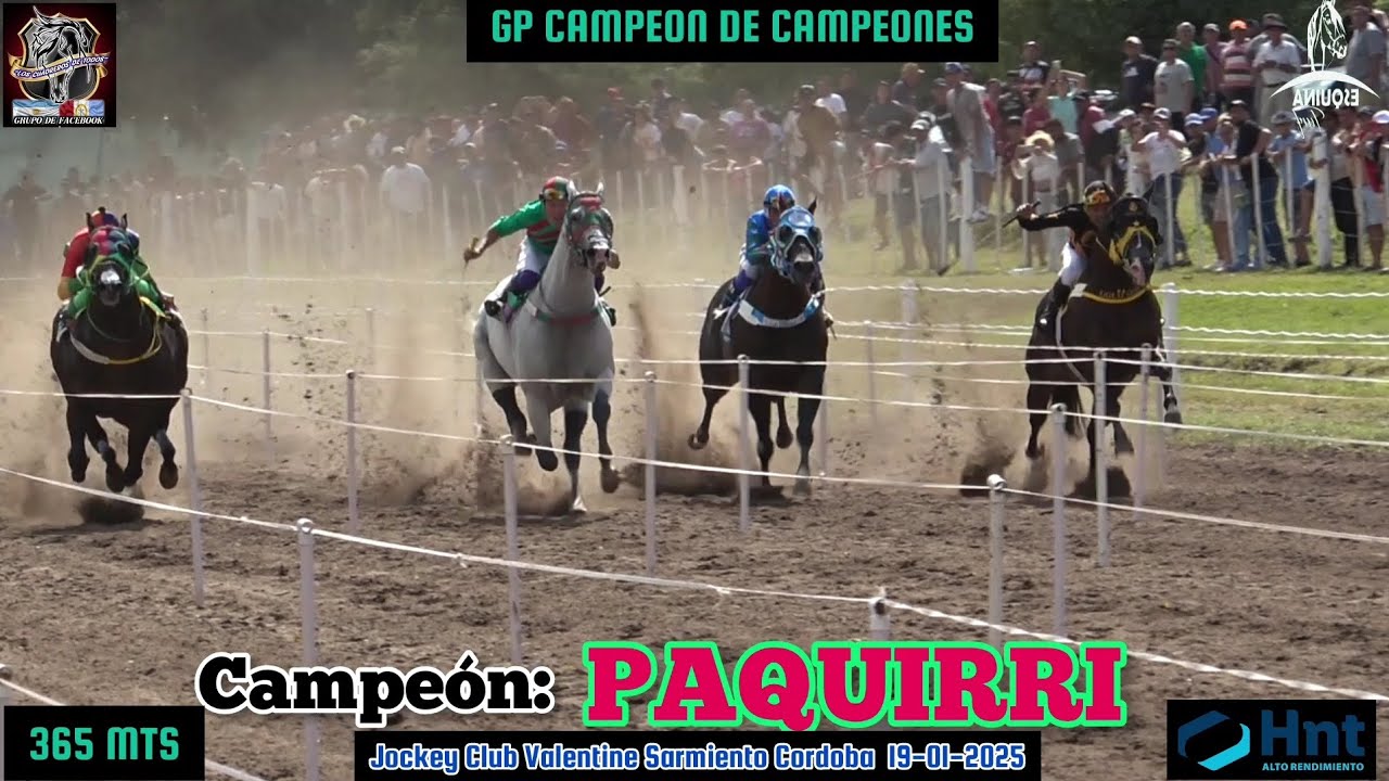 PAQUIRRI ( San Vicente Cordoba) Jockey Club Valentine Sarmiento Cba. 19-01-2025