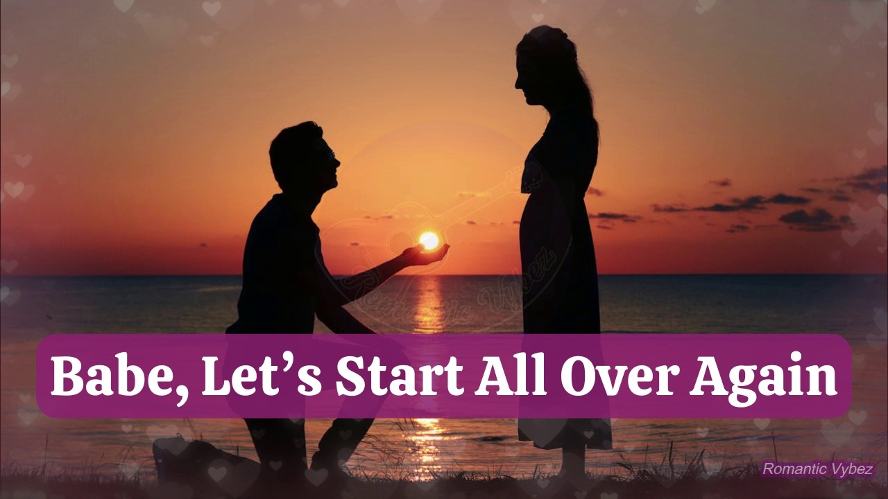 Let's Start All Over Again - You Need A Person Who Chooses Forgiveness - 80s Soul ❤️
