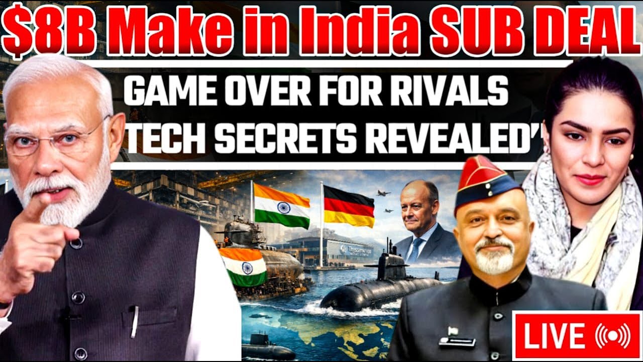 $8B Make in India Submarine Deal | How India Upgrades Naval Might | Col Mayank Chaubey | Amber Z