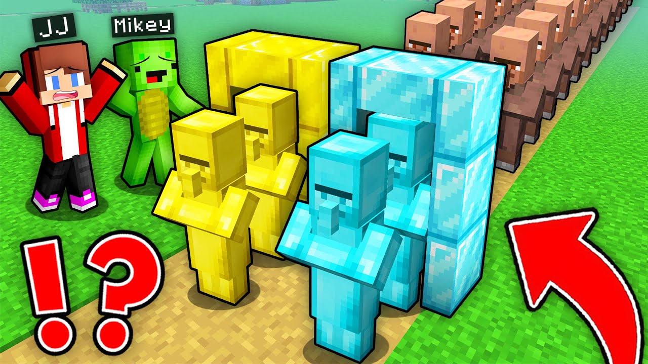Mikey GOLD против JJ DIAMOND X-RAY Scanner в Minecraft! - Maizen