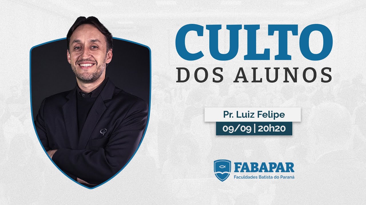 CULTO DOS ALUNOS | 09 DE SETEMBRO