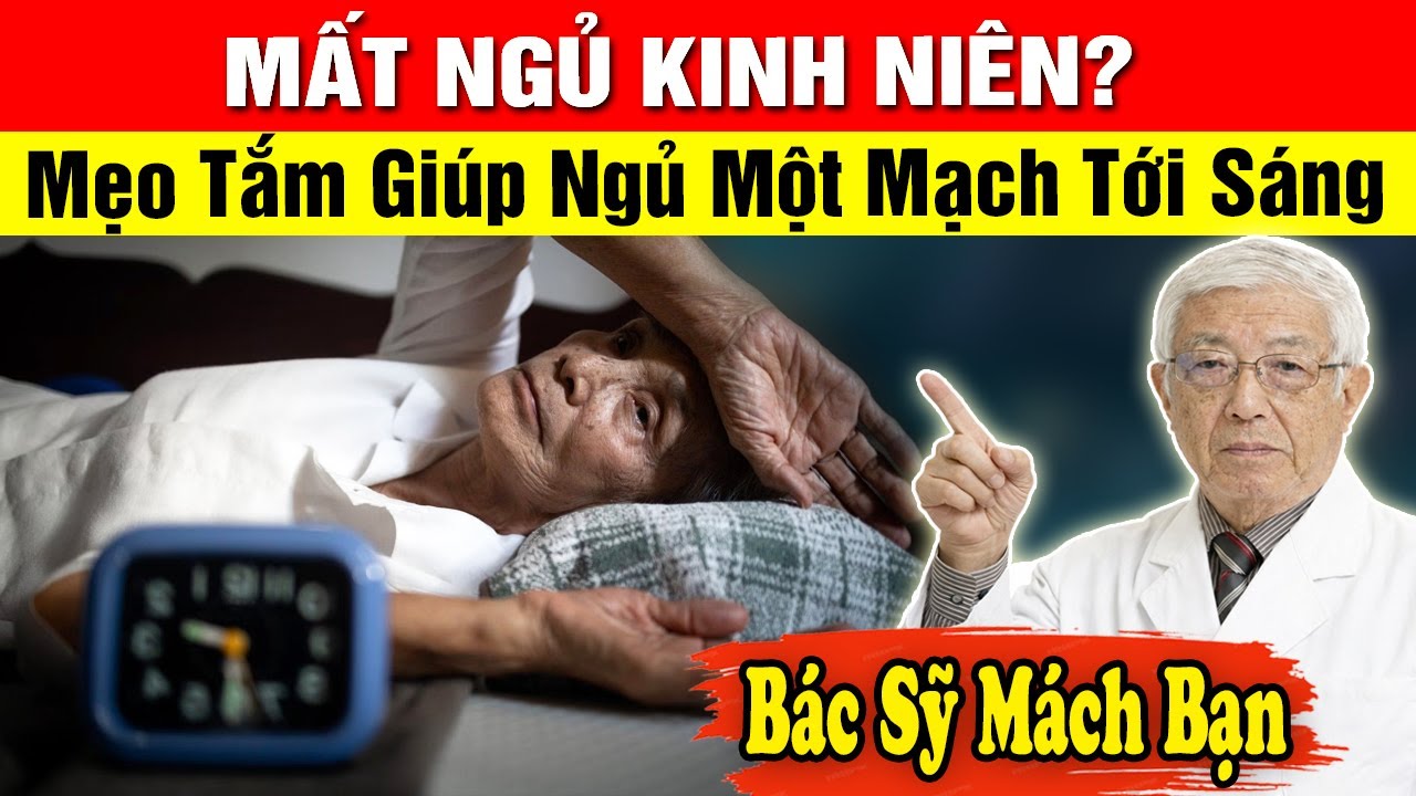 Bác Sĩ Nhật Bản Tiết Lộ 11 Cách Trị Mất Ngủ Kinh Niên Hiệu Quả Không Cần Dùng Thuốc
