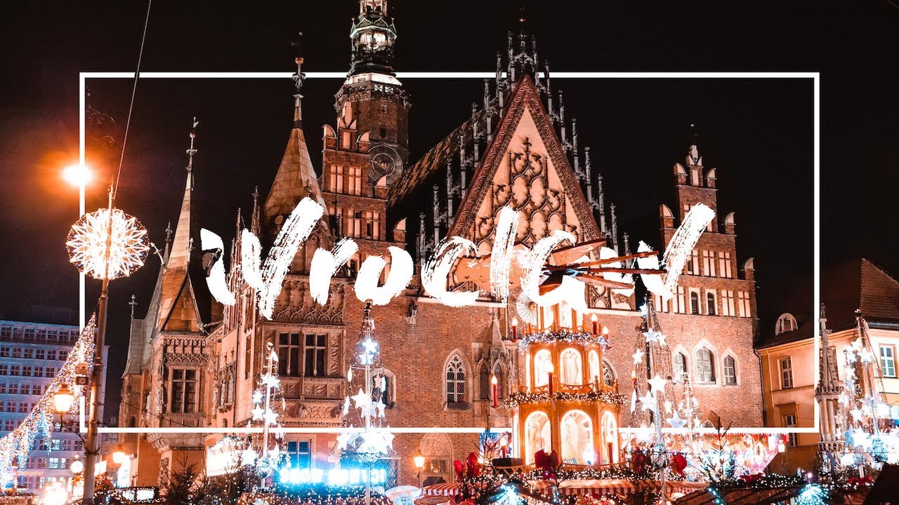 4K Wrocław Jarmark Christmas market - Poland // Breslau